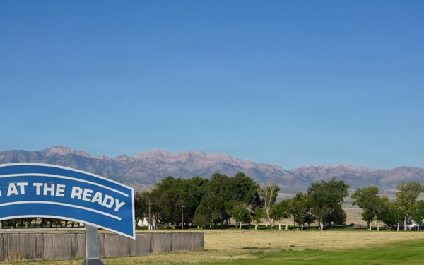 Always at the ready sign at Tooele Army Depot