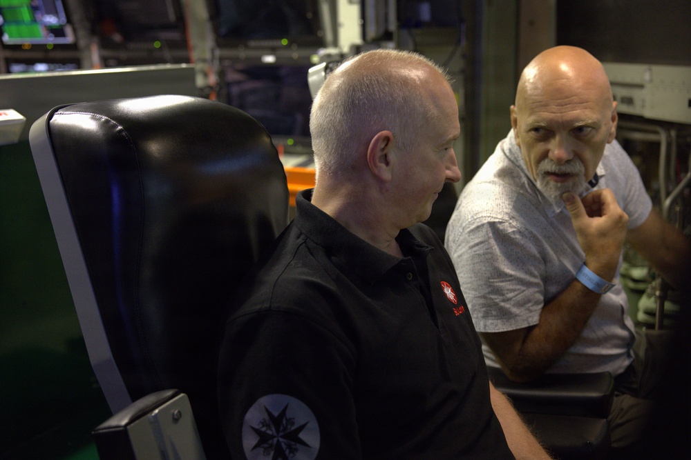 Stewardship tour aboard USS Vermont