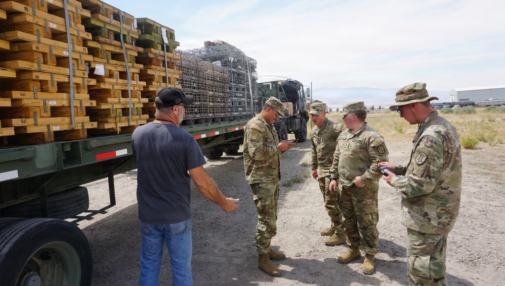 National Guard training at Tooele Army Depot