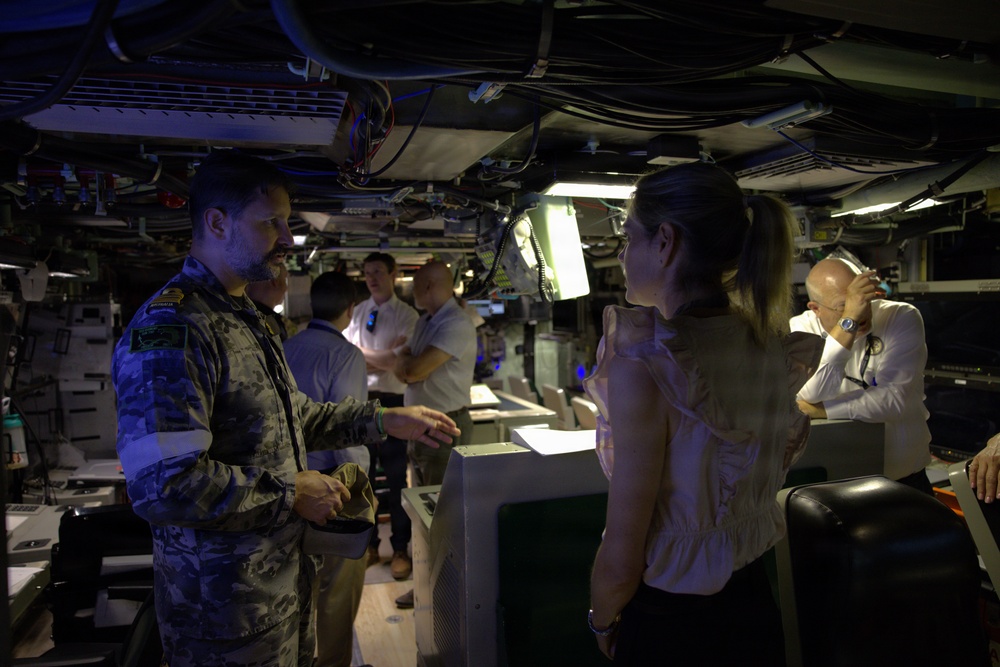 Stewardship tour aboard USS Vermont