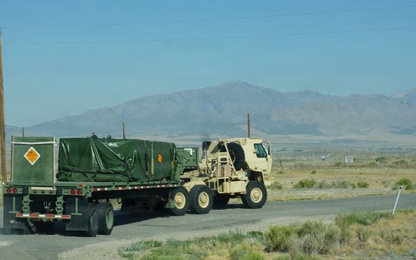 Outload training with the National Guard at Tooele Army Depot