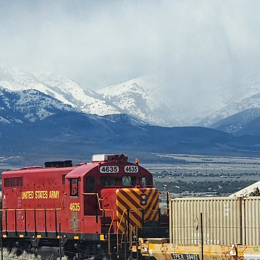 Train at Tooele Army Depot