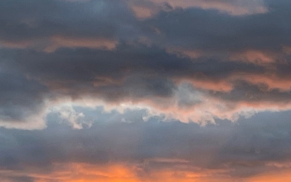 Sunset over Tooele Army Depot