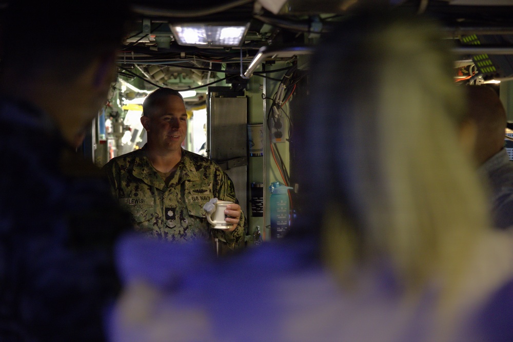 Stewardship tour aboard USS Vermont