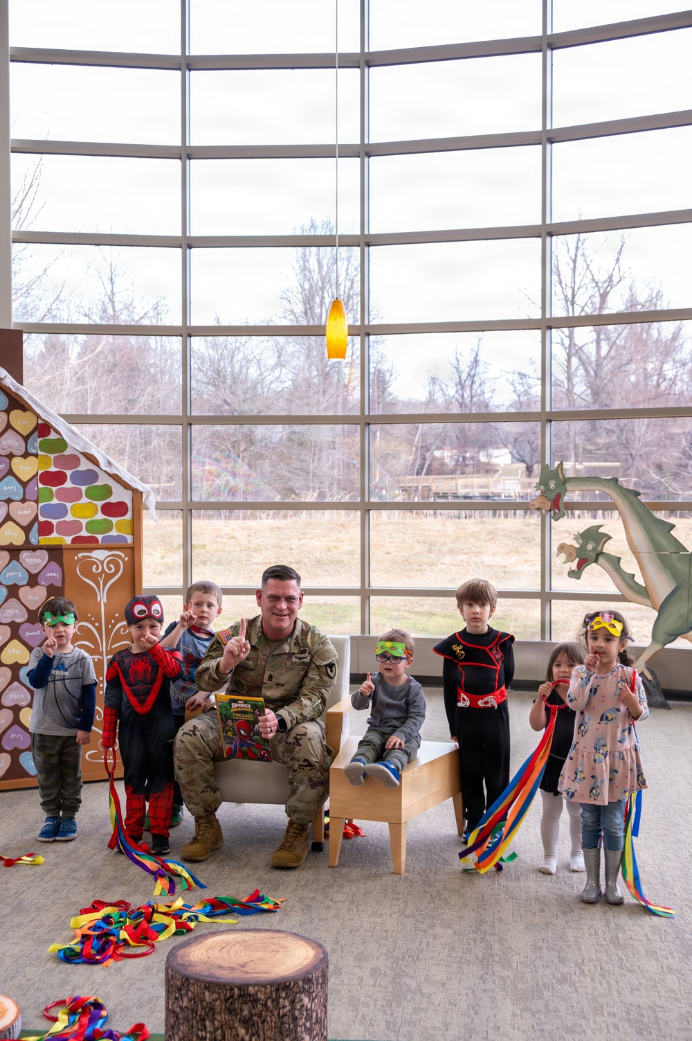 CECOM Command Sergeant Major participates in Eighth Annual HCPL Fairytale and Superhero Festival