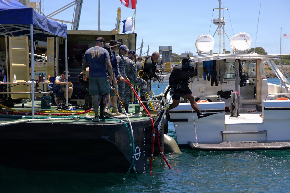 USS Vermont SMP 2025 Diving Ops