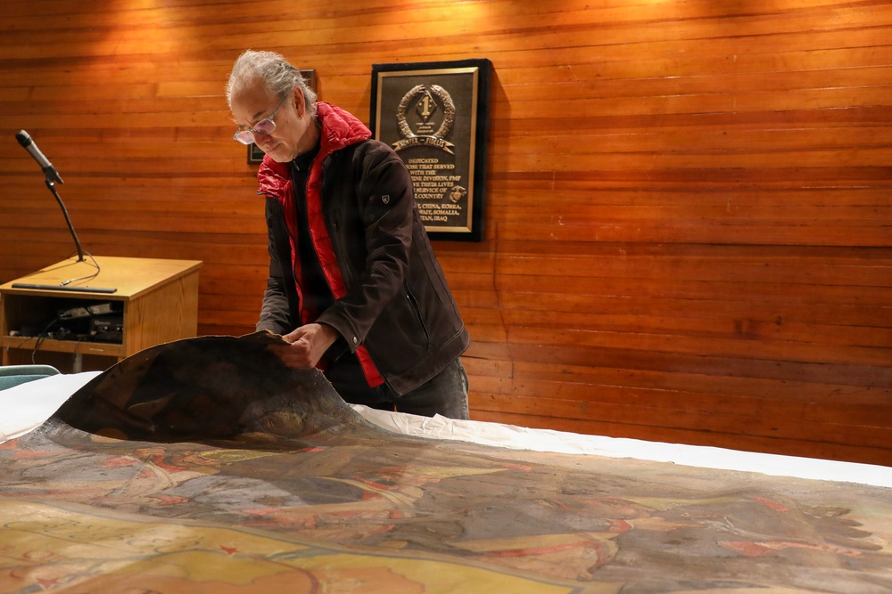 Painting depicting Benedict Arnold as the hero of Saratoga to be conserved