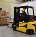 Safely operating forklift