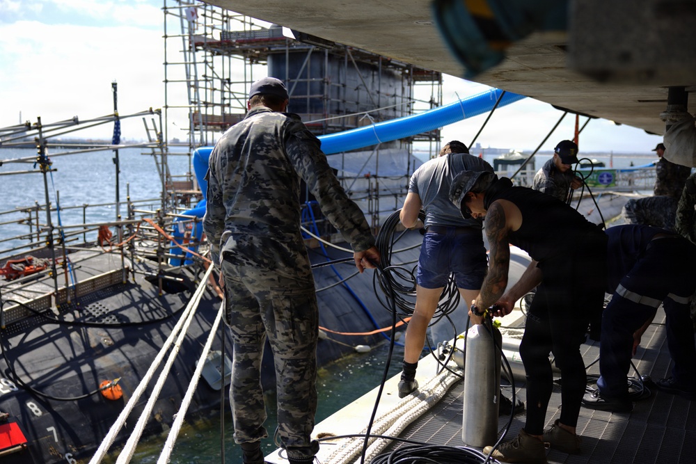 USS Vermont SMP 2025 Diving Ops
