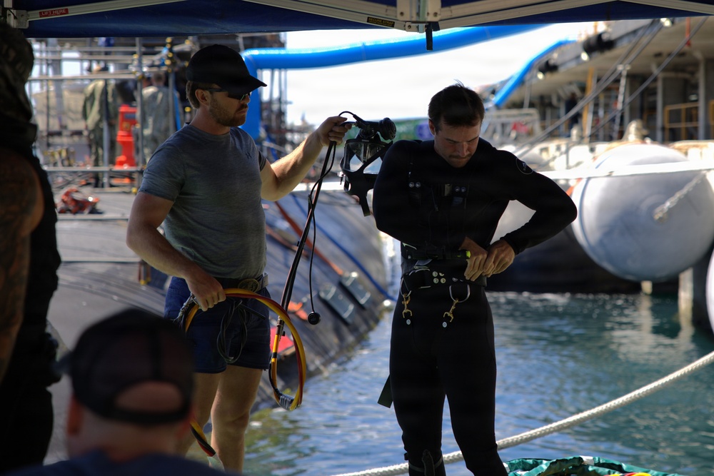 USS Vermont SMP 2025 Diving Ops