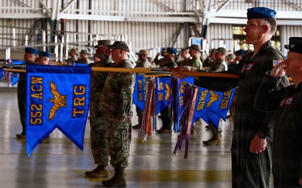 America’s Wing Welcomes New Commander at 552nd Air Control Wing Change of Command