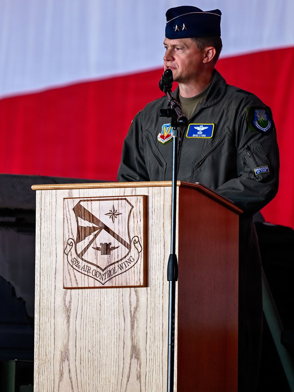 America’s Wing Welcomes New Commander at 552nd Air Control Wing Change of Command