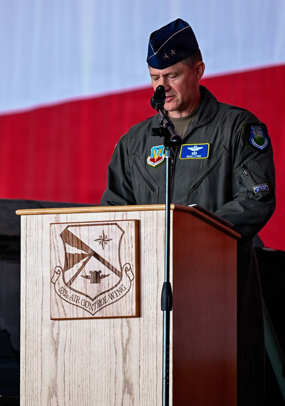 America’s Wing Welcomes New Commander at 552nd Air Control Wing Change of Command