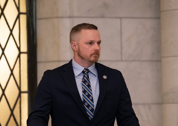 Commander of the Guard U.S. Army Capt. Sean Paul Stolarski Earns the Guard, Tomb of the Unknown Soldier Identification Badge