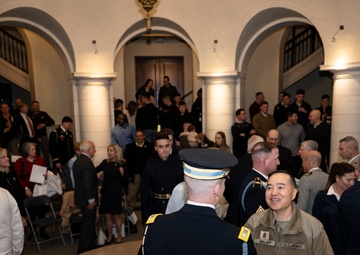 Commander of the Guard U.S. Army Capt. Sean Paul Stolarski Earns the Guard, Tomb of the Unknown Soldier Identification Badge