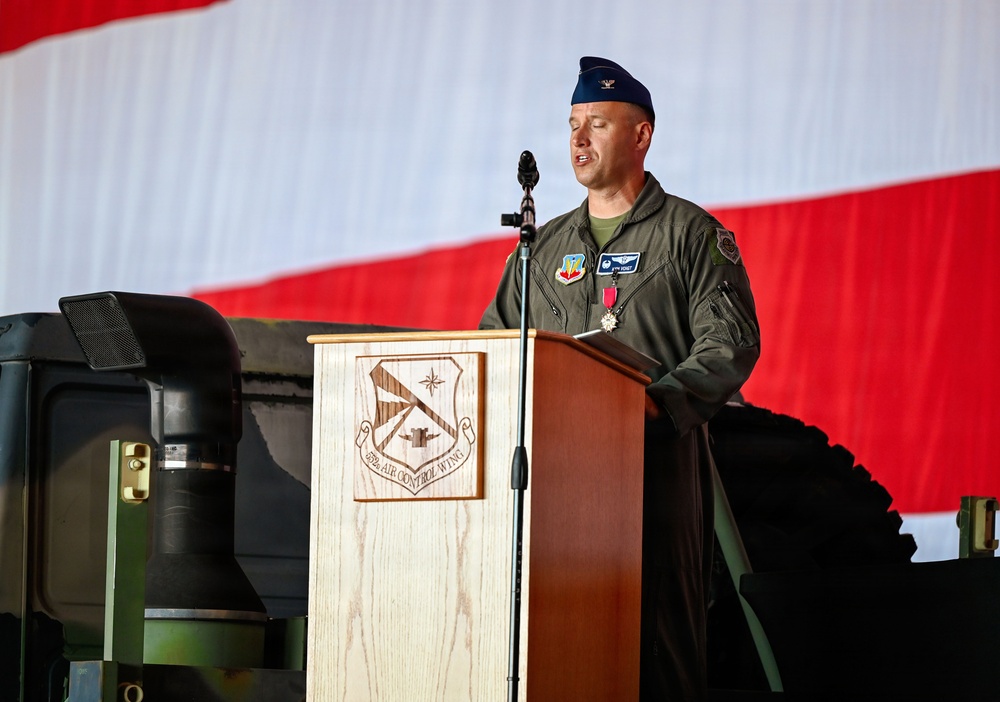 America’s Wing Welcomes New Commander at 552nd Air Control Wing Change of Command