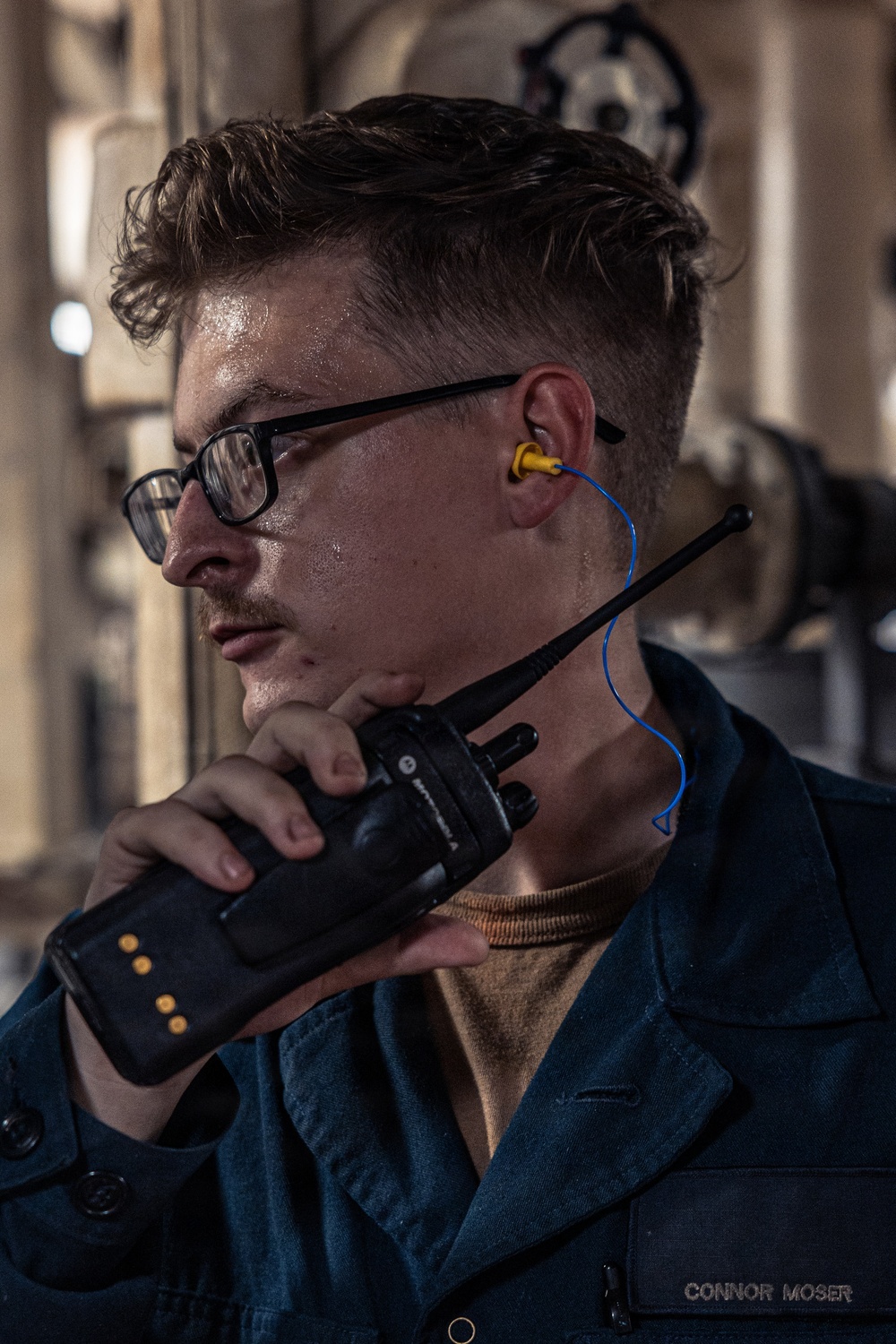 USS Bainbridge Conducts Engineering Training