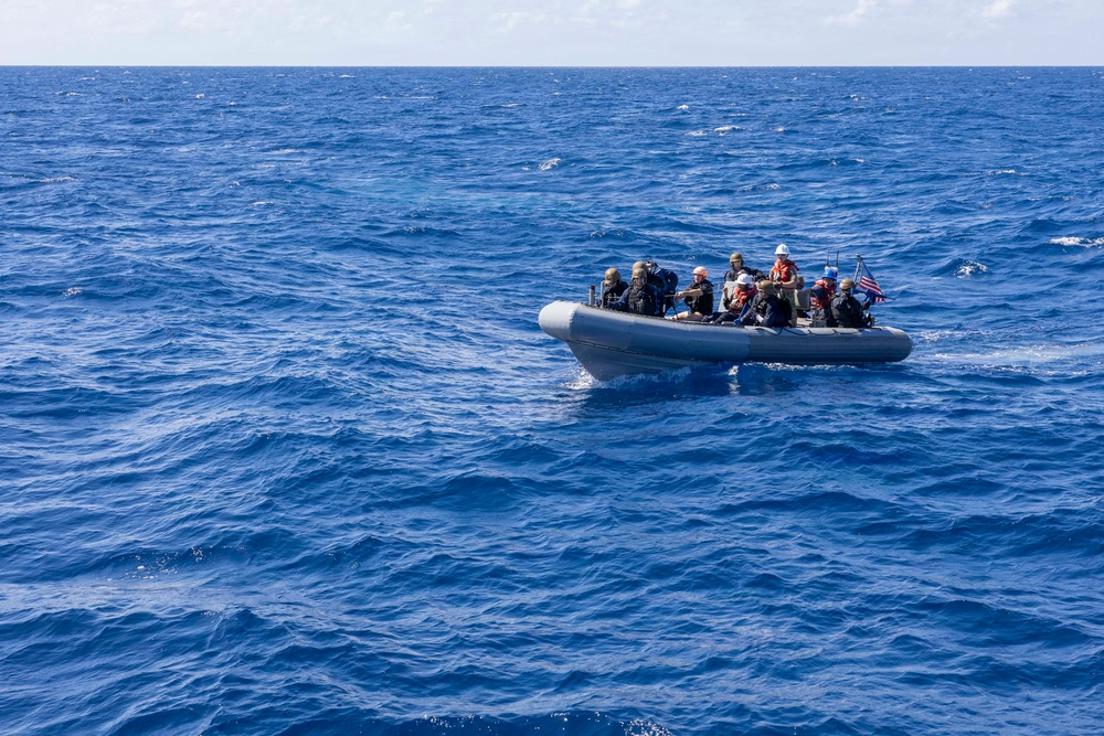 USS Stockdale conducts routine operations