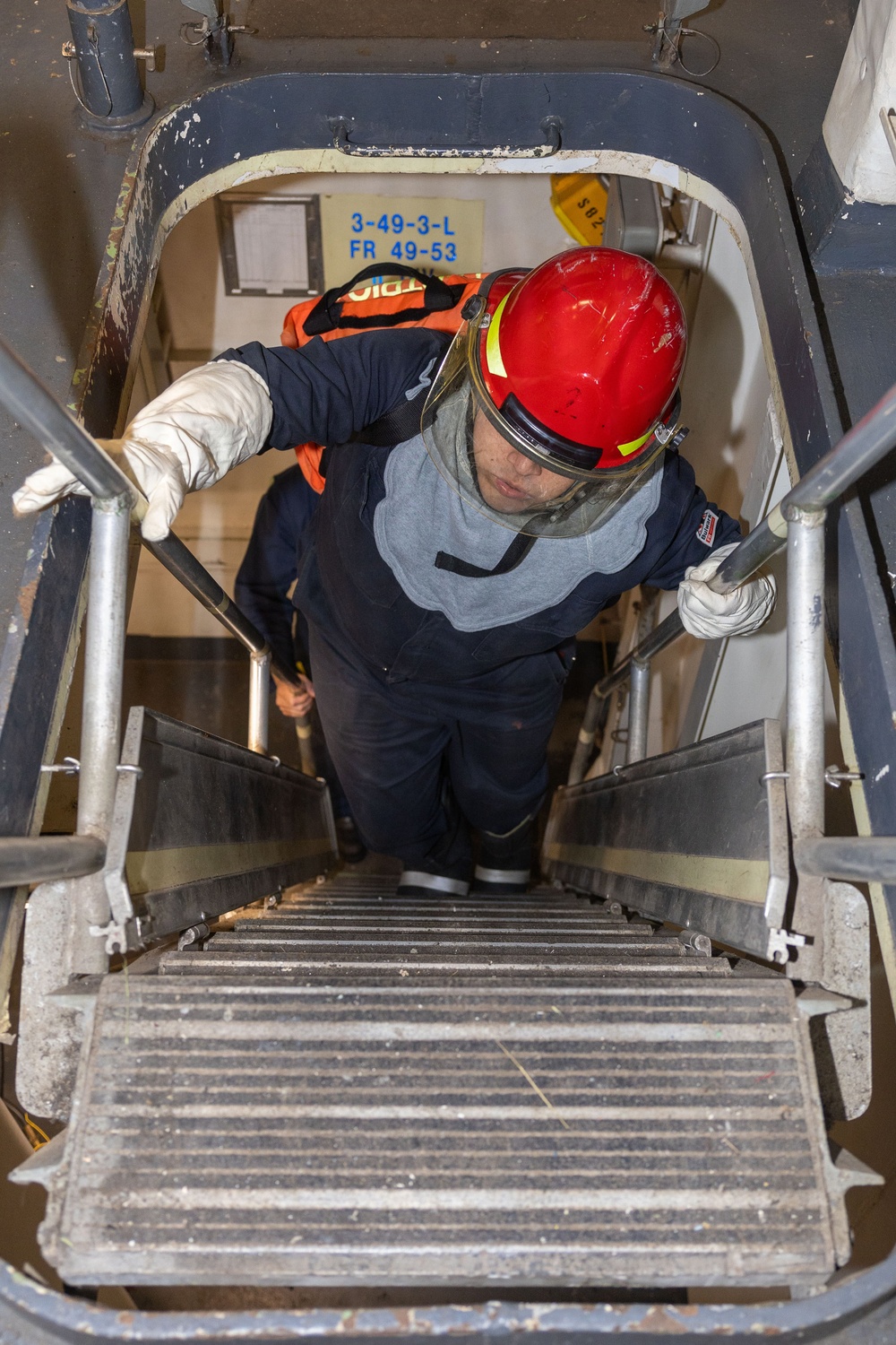 USS Iwo Jima Damage Control Training