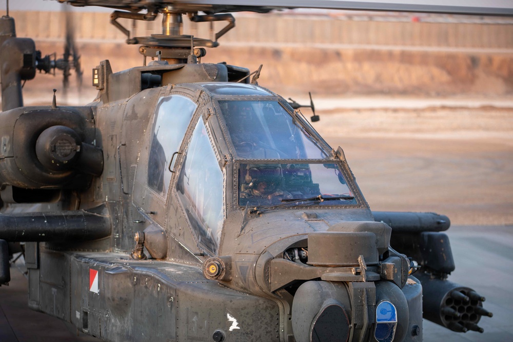 Task Force Nighthawk Supports CENTCOM Operations with AH-64 Apaches