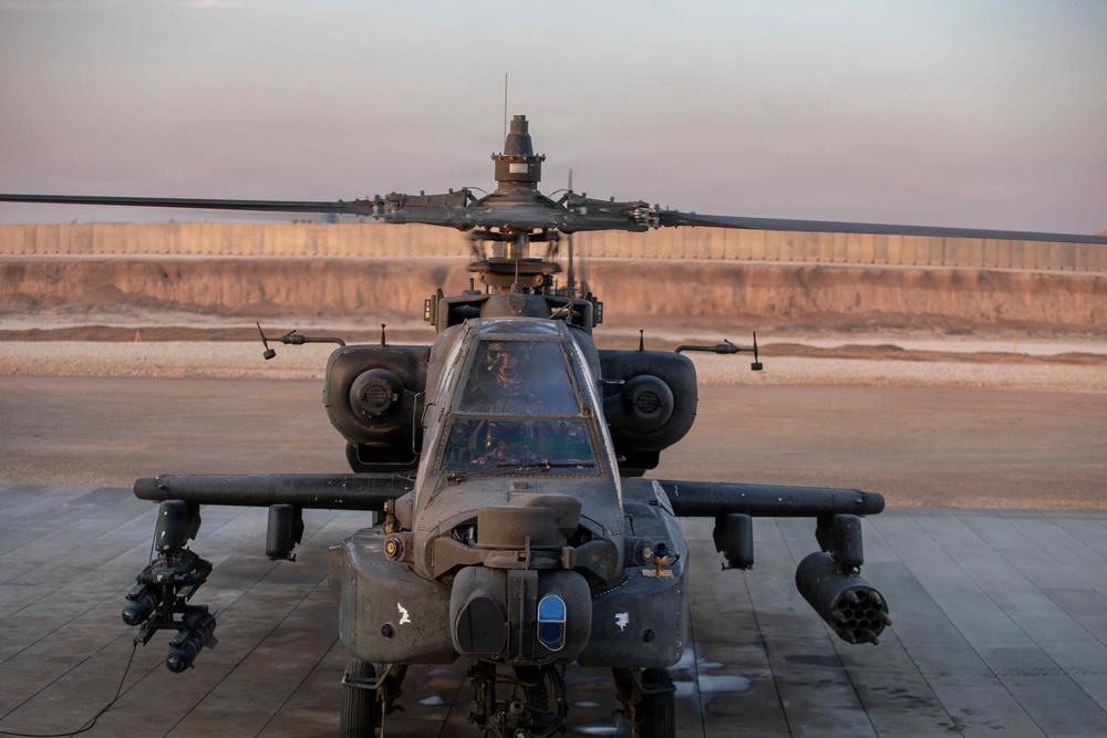 Task Force Nighthawk Supports CENTCOM Operations with AH-64 Apaches