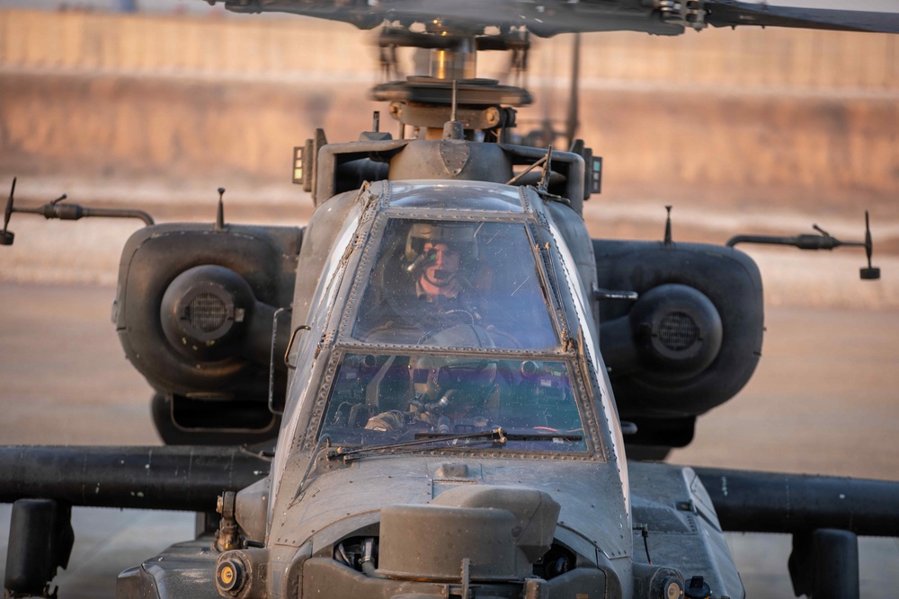 Task Force Nighthawk Supports CENTCOM Operations with AH-64 Apaches