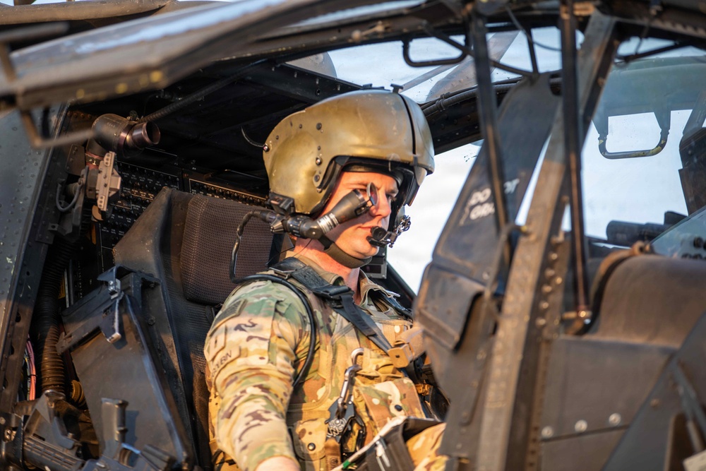 Task Force Nighthawk Supports CENTCOM Operations with AH-64 Apaches