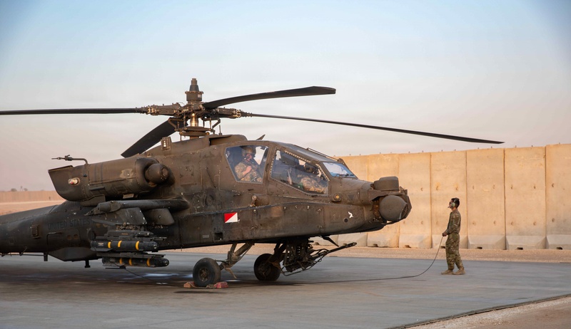 Task Force Nighthawk Supports CENTCOM Operations with AH-64 Apaches