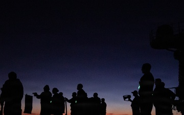 MKI Sailors Conduct Low-Lght Small-Arms Qualification