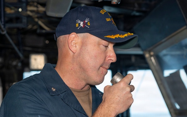 "Wolf of the Week" aboard USS Bulkeley (DDG 84)