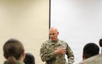 Command Sergeant Major Pyles visits 108th ADA