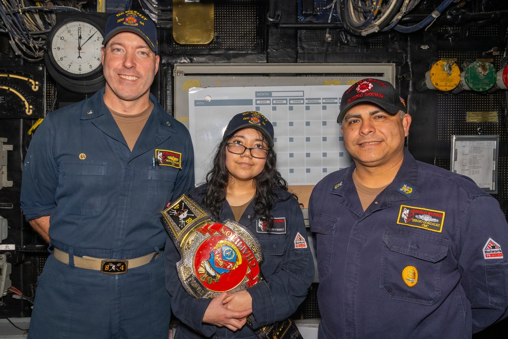 "Wolf of the Week" aboard USS Bulkeley (DDG 84)