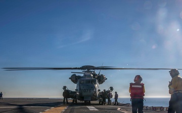 Makin Island CH-53E Flight Quarters