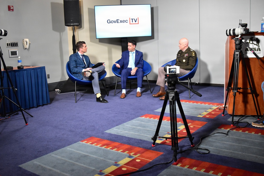 Army G-6 and Army CIO are interviewed by GOVExec at AUSA's 2024 Annual Meeting