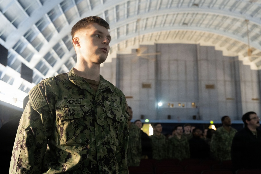 Theodore Roosevelt Stands Up Indoc Division