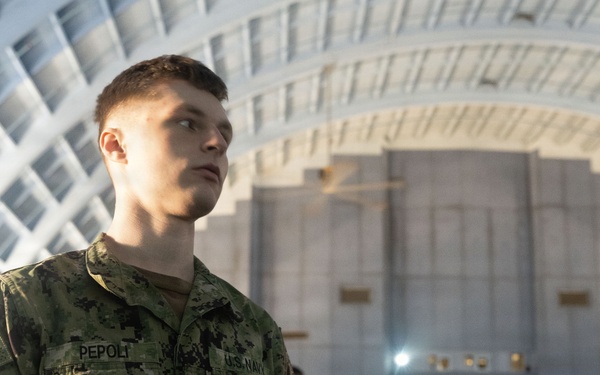 Theodore Roosevelt Stands Up Indoc Division