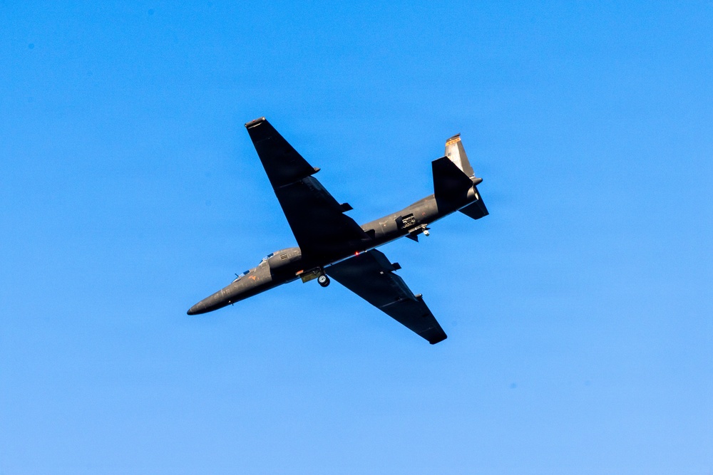 TU-2S flies over Beale AFB