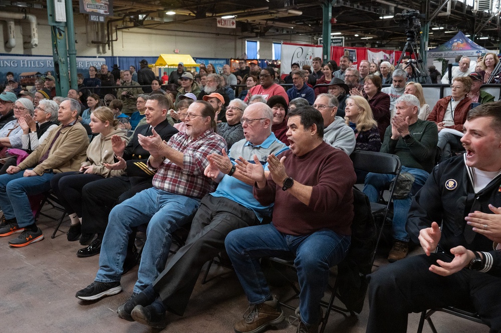 Navy culinary specialists display cooking skills at Pennsylvania farm show
