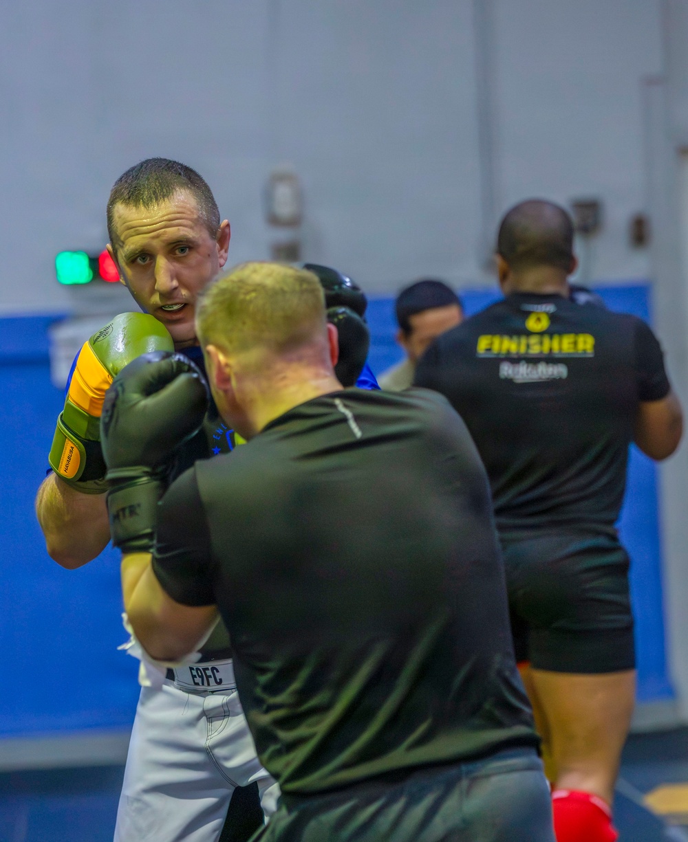 Joint Task Force D.C. Conducts Joint Training Jujutsu