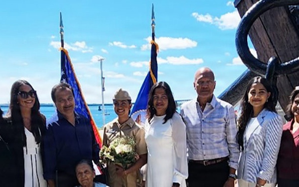 NUWC Division Newport engineer commissioned in Navy Reserve