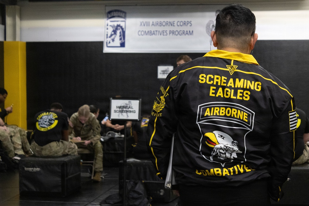 XVIII Airborne Corps Combatives Invitational Weigh-Ins