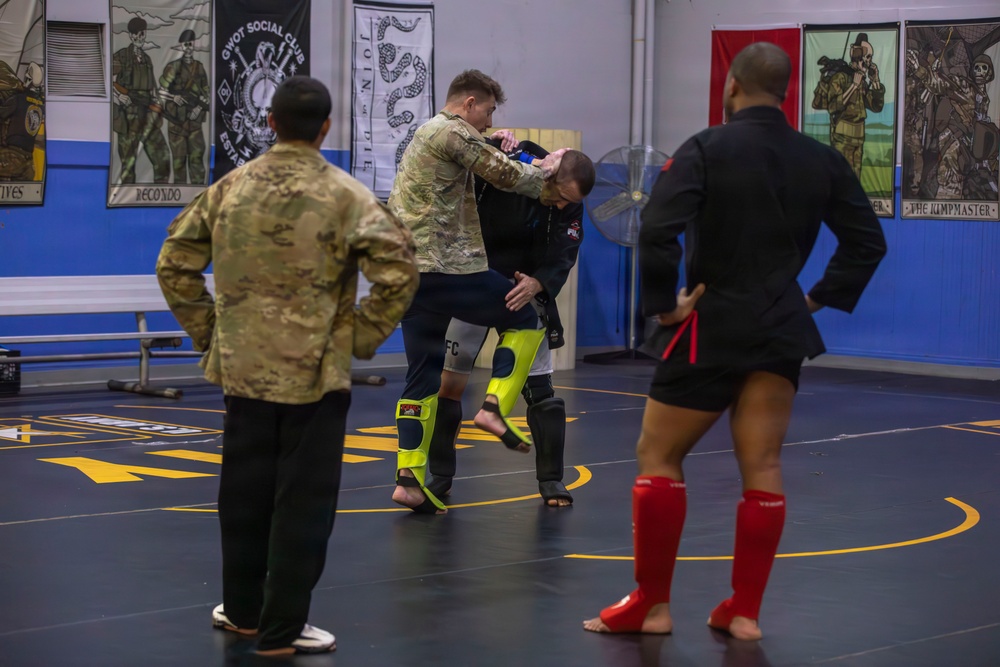 Joint Task Force D.C. Conducts Joint Training Jujutsu
