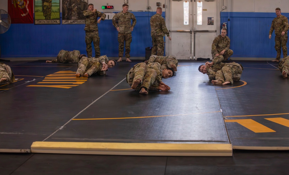 Joint Task Force D.C. Conducts Joint Training Jujutsu