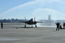 First Finnish Air Force Lightning II Arrives at Ebbing ANGB