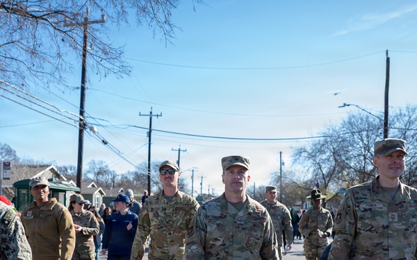 Joint Base San Antonio members participate in the San Antonio 39th Dr. Martin Luther King Jr. march