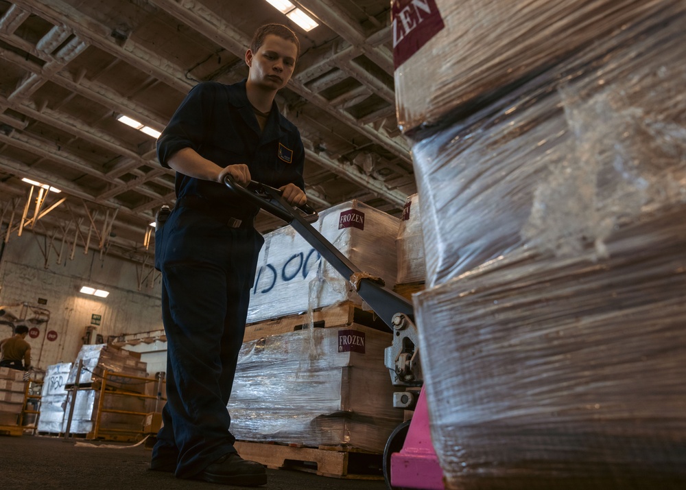 USS Gerald R. Ford (CVN 78) Replenishment-at-Sea Operations