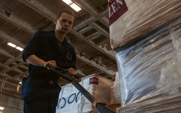 USS Gerald R. Ford (CVN 78) Replenishment-at-Sea Operations