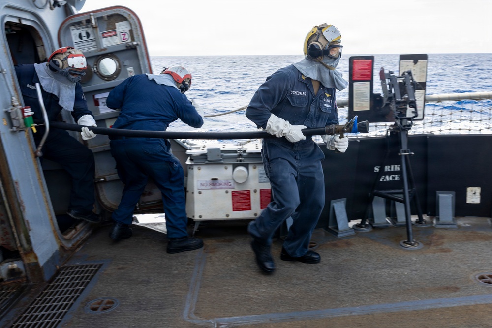 USS Stockdale conducts routine operations
