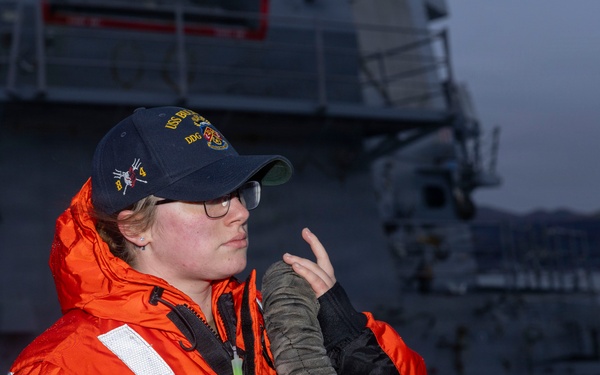 USS Bulkeley (DDG 84) departs Largs, Scottland