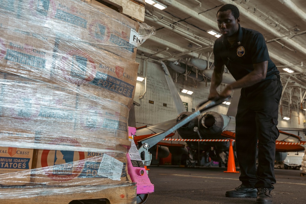 USS Gerald R. Ford (CVN 78) Replenishment-at-Sea Operations